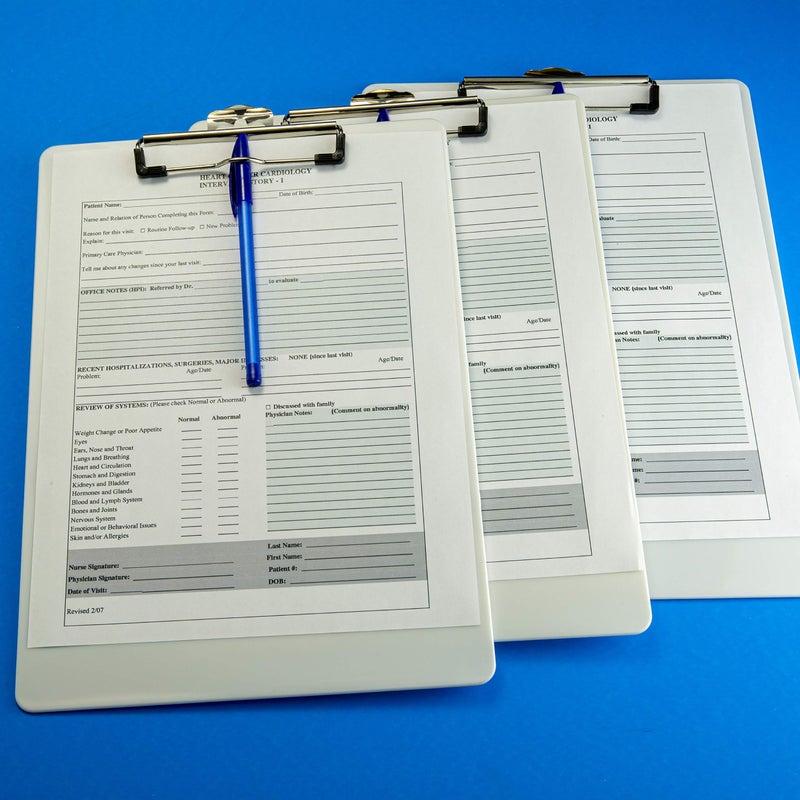 Officemate Recycled Plastic Clipboards, Letter Size, Pearl, Pack of 6 (83087) - Image 2